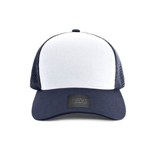Promotional Longley Mesh Caps Navy White